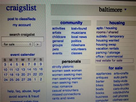 baltimore craigslist|baltimore craigslist maryland home page.